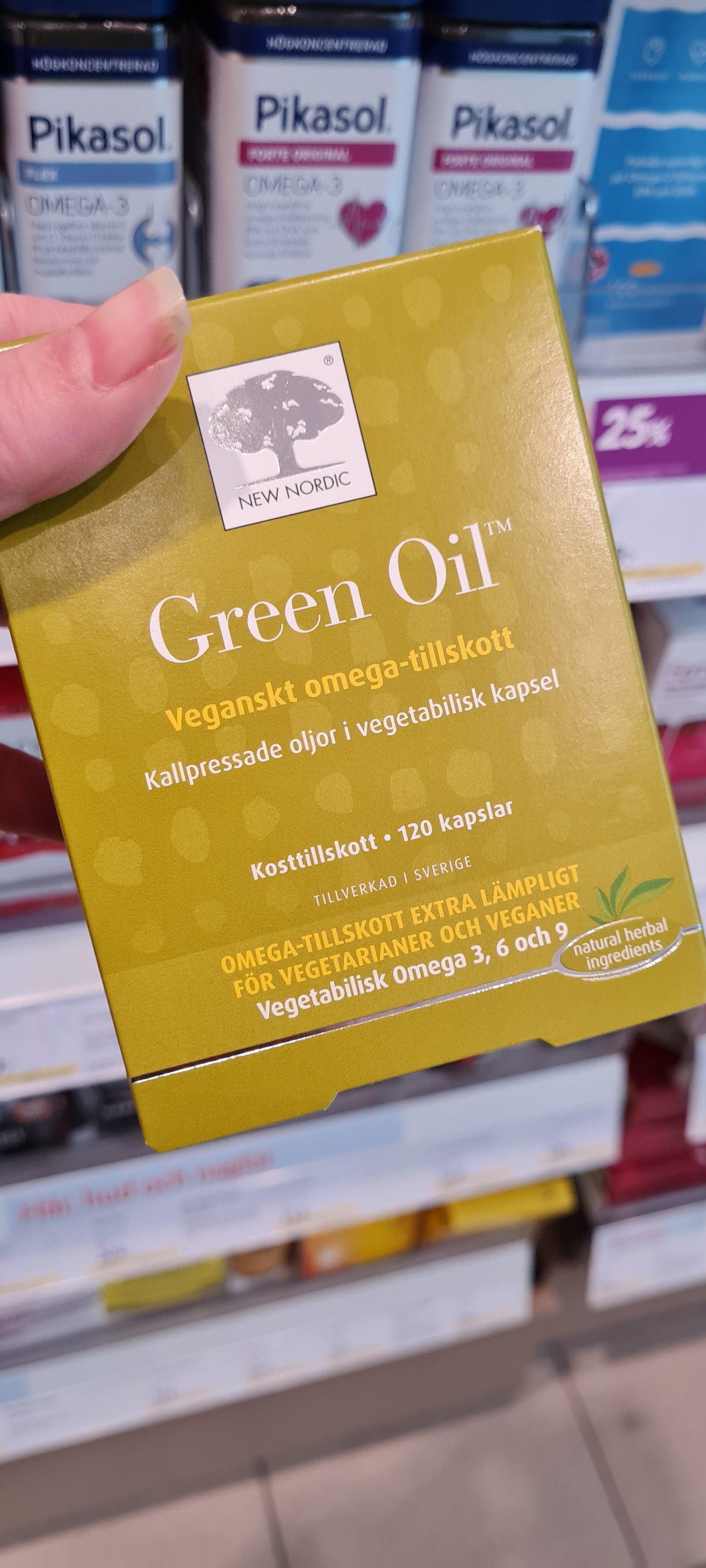Green oil veganskt omega tillskott från Green Oil